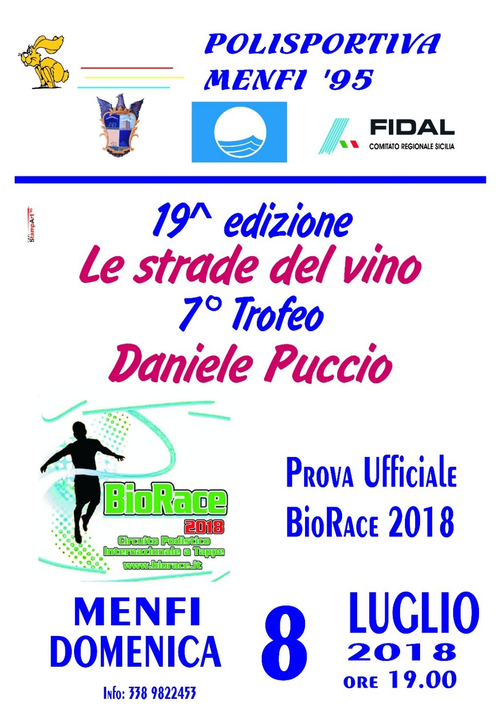 Podismo: Il BioRace per la prima volta a Menfi in occasione della 19Le Strade del Vino