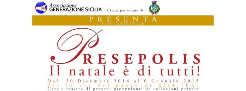 ALIA (PA): PRESEPOLIS 2014 - IL NATALE E` DI TUTTI