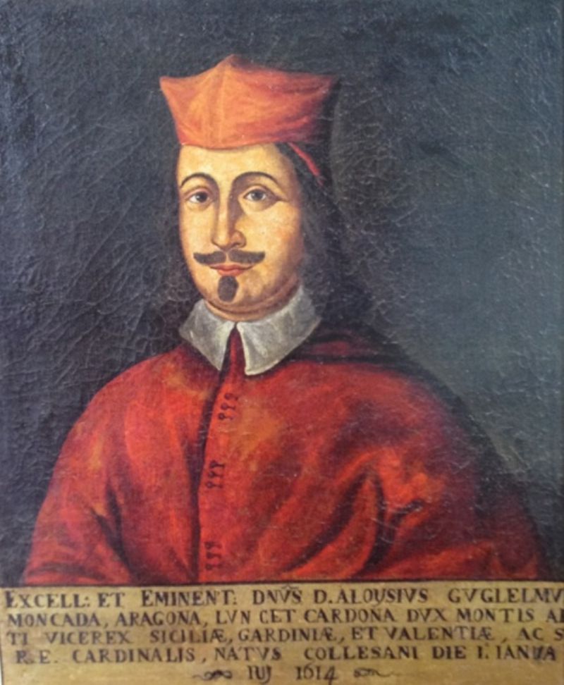 RIBERA (AG) - RIPRODOTTO IL RITRATTO DI LUIGI GUGLIELMO MONCADA
