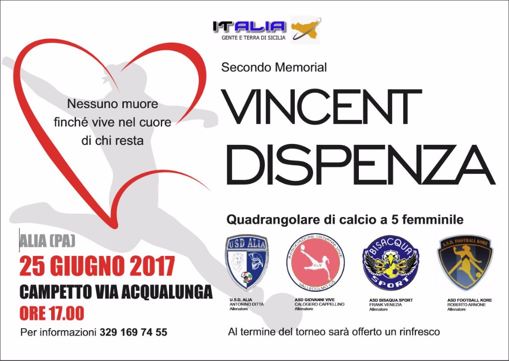 ALIA (PA) - SECONDO MEMORIAL VINCENT DISPENZA