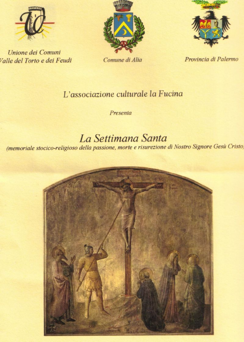 LA SETTIMANA SANTA AD ALIA
