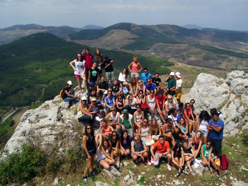 CAMMARATA (AG) - SUMMER UNIVERSITY: ALTRI 50 STUDENTI INTERNAZIONALI SUL MONTE CAMMARATA