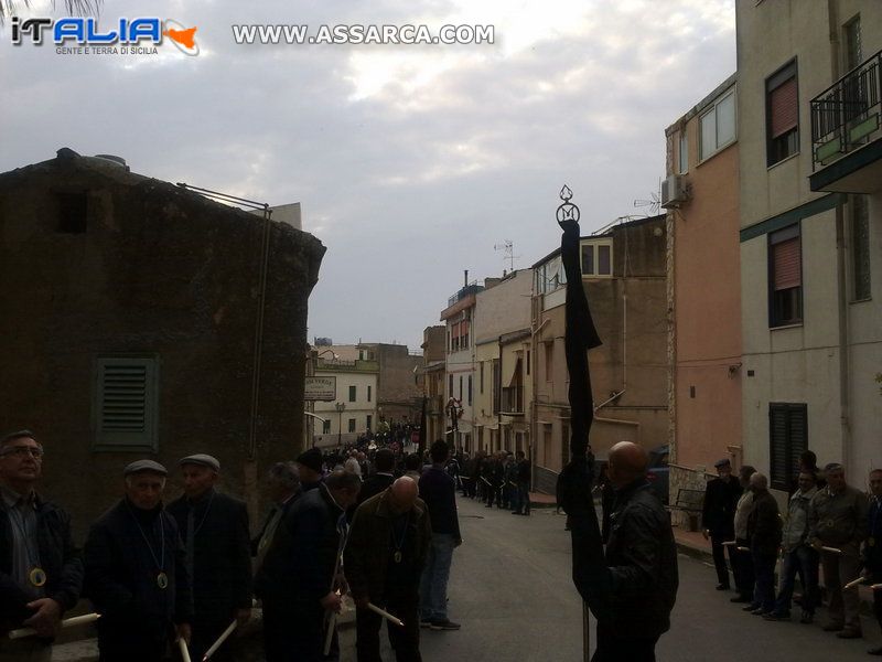 Momenti della processione del Venerdi Santo 2012