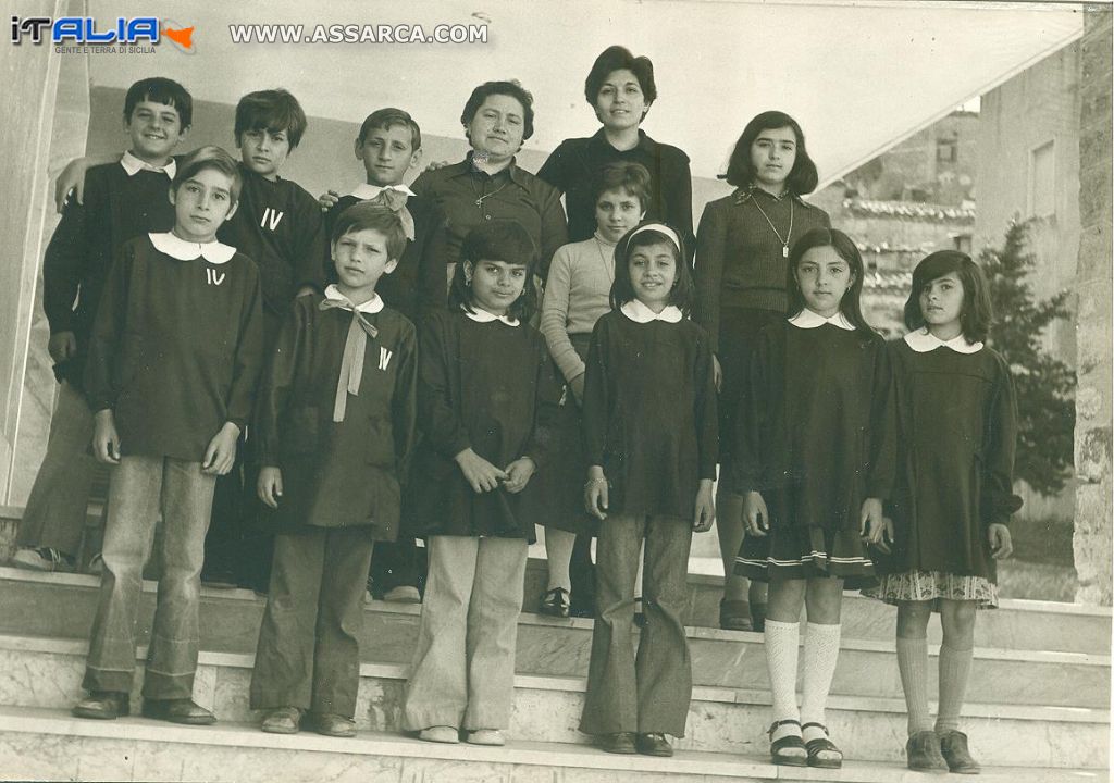 Classe IV Elementare - Anno scolastico 1975/76