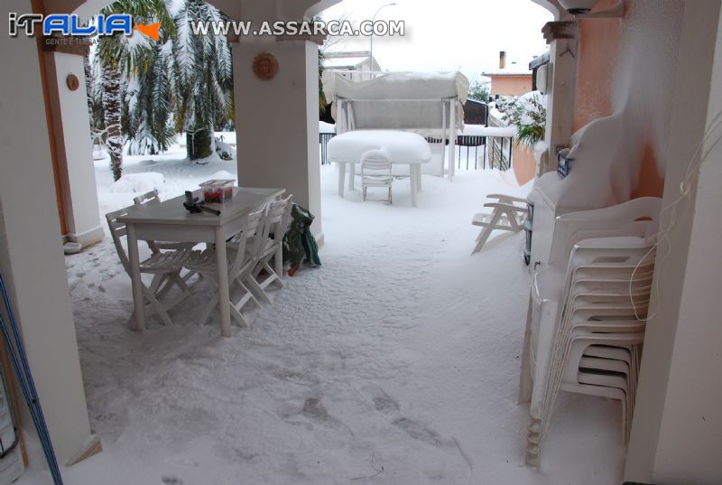 NEVE AD ANGUILLARA SABAZIA ROMA.