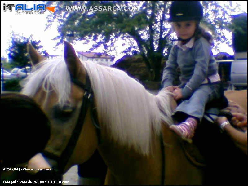 Giovanna sul cavallo