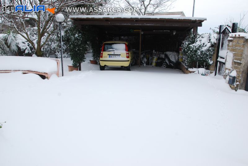 NEVE AD ANGUILLARA SABAZIA ROMA.