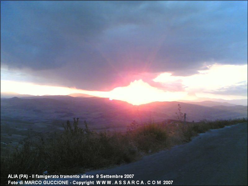 Il famigerato tramonto aliese  9 Settembre 2007