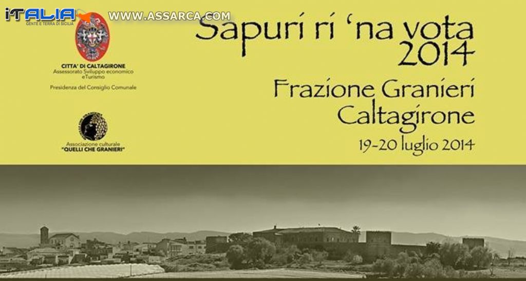 SAPURI RI `NA VOTA- (Granieri Fraz. di caltagirone)