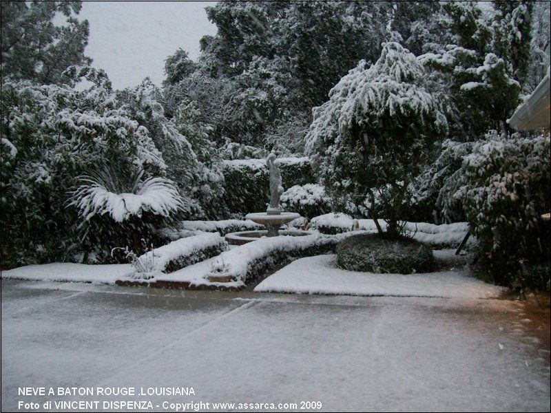 Neve a Baton Rouge ,Louisiana