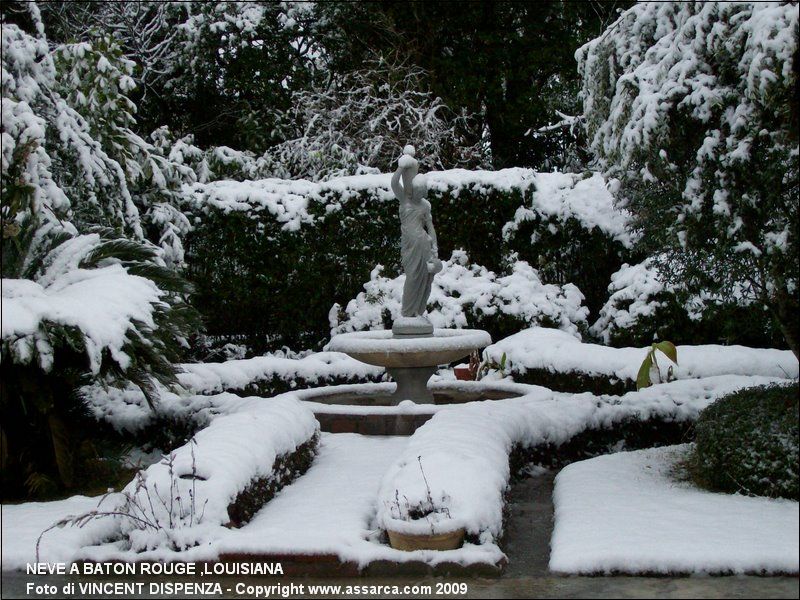 Neve a Baton Rouge ,Louisiana