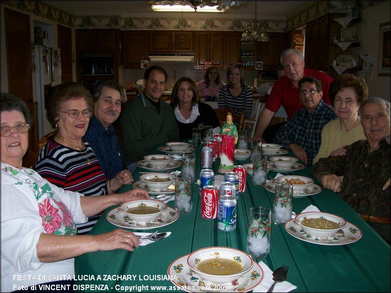 Festa di Santa Lucia a Zachary Louisiana