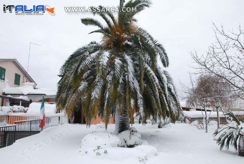 NEVE AD ANGUILLARA SABAZIA ROMA.