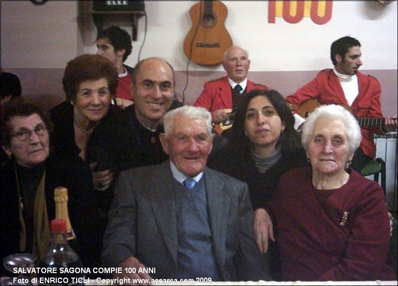 Salvatore Sagona compie 100 anni