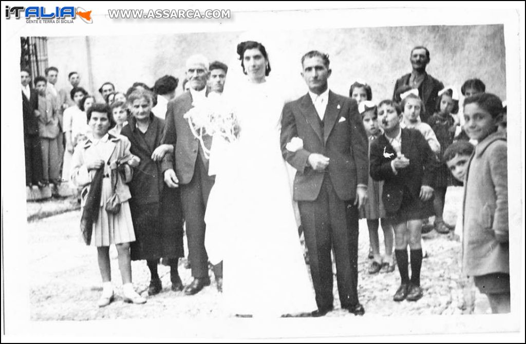 Matrimonio del 1954 in via Duca degli Abbruzzi