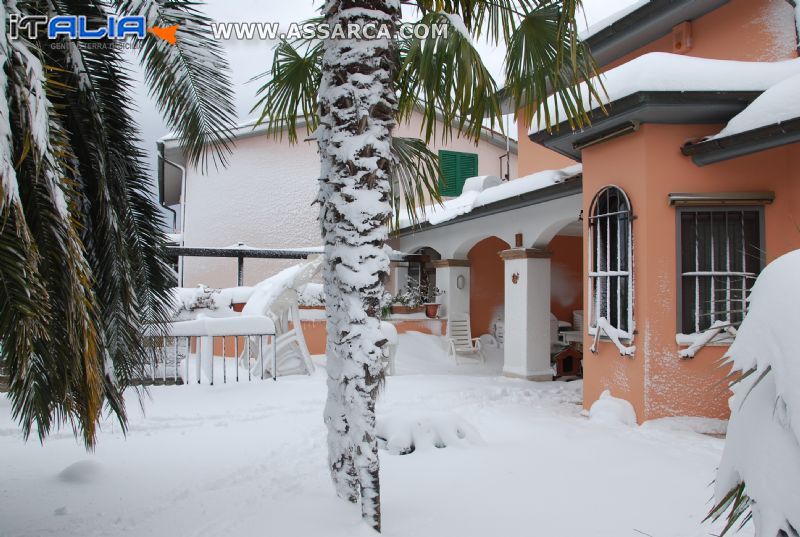 NEVE AD ANGUILLARA SABAZIA ROMA.