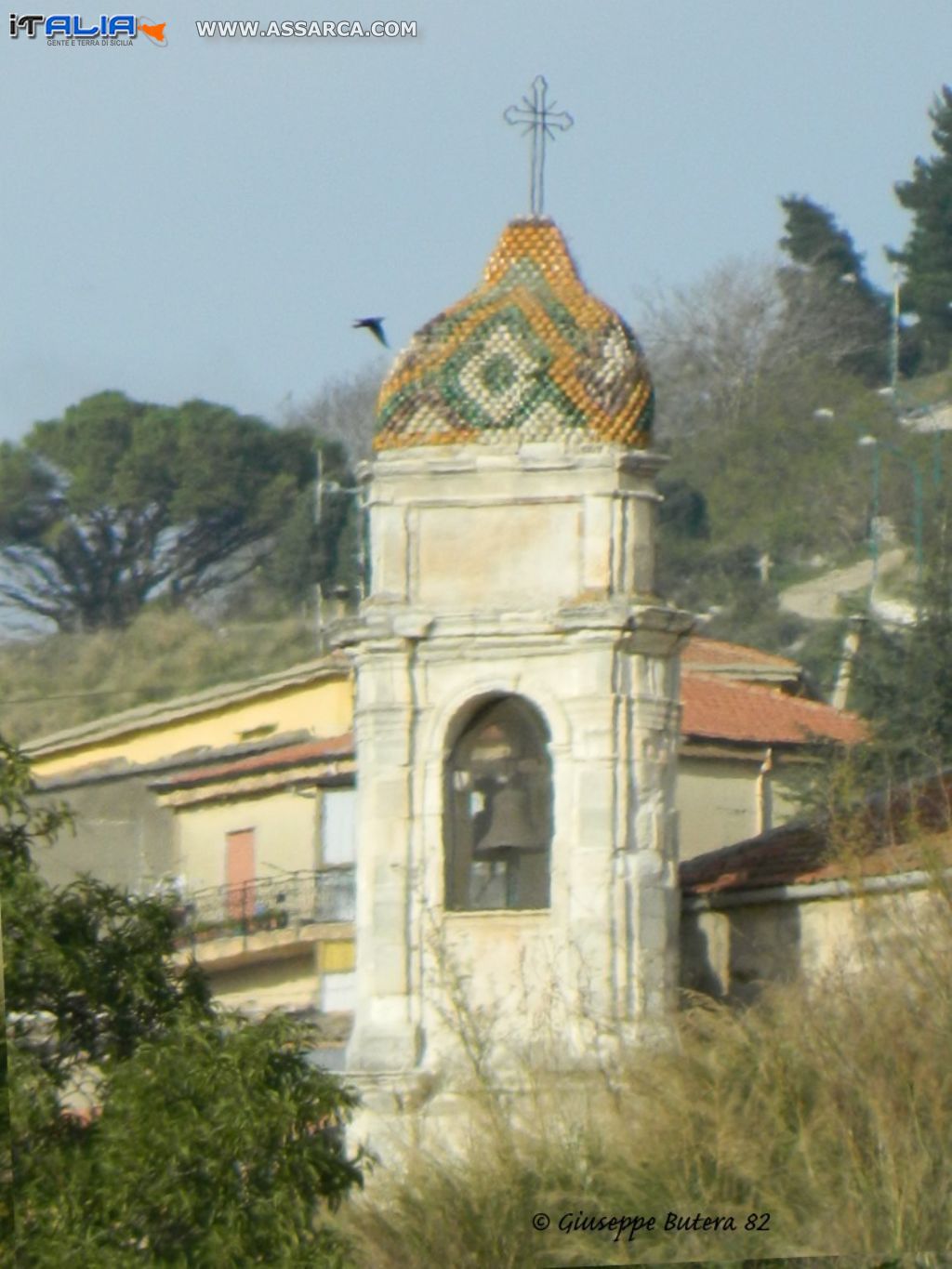 Bisacquino Chiesa San Francesco D`Assisi campanile triangolare