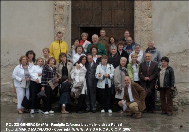 Famiglie Zafarana-Lipuma in visita a Polizzi