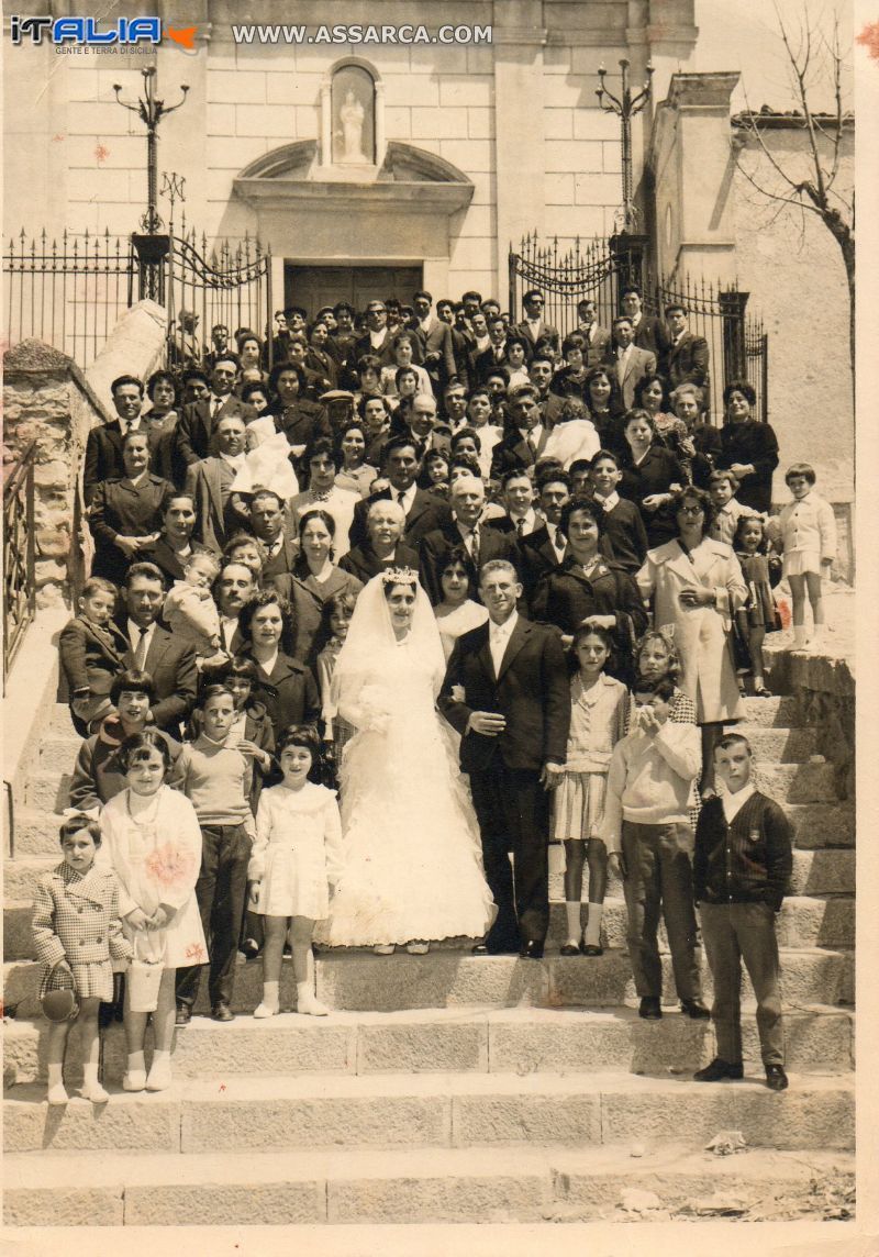 Matrimonio famiglia miceli 1961