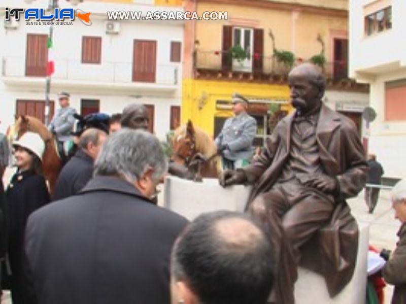 CERIMONIA DI INAUGURAZIONE DEL MONUMENTO A CRISPI