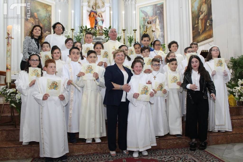 Le prime comunioni del 5 maggio 2019,chiesa di Sant `Anna