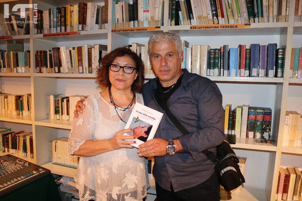 Con l`amica Maria Teresa Lentini,in occasione della presentazione del suo libro,su Maria Fuxa.
Alia 15 settembre 2019.