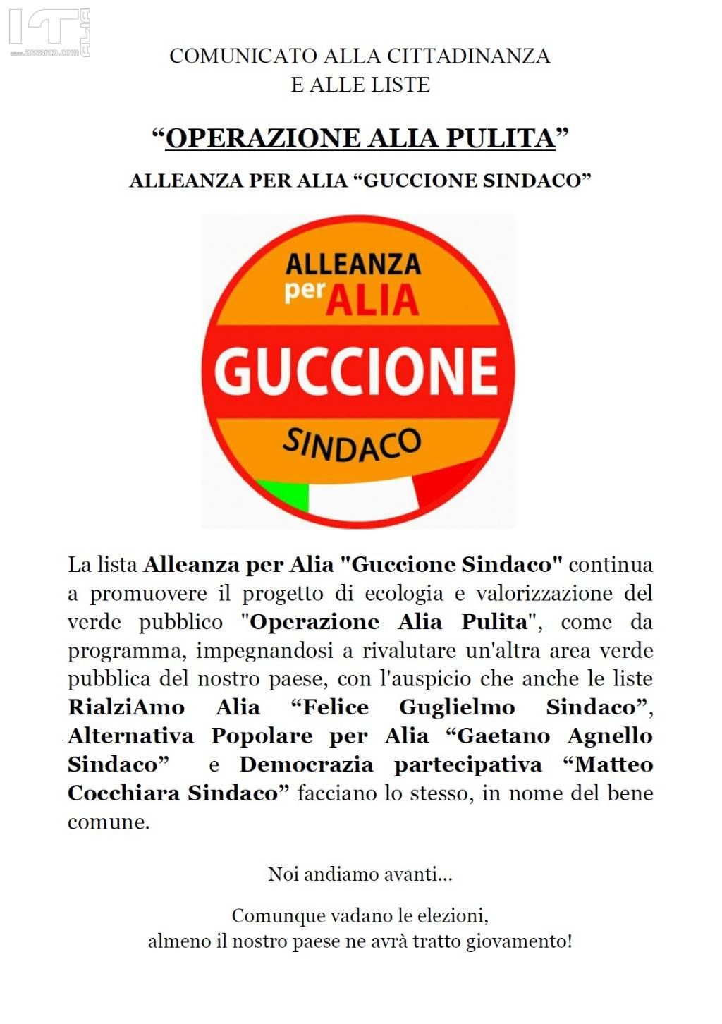 Operazione Alia pulita