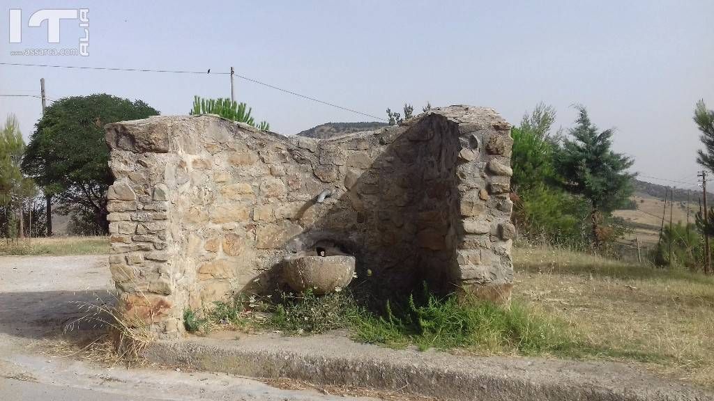 La siccità comincia a farsi sentire.A secco il bevaio del bosco.