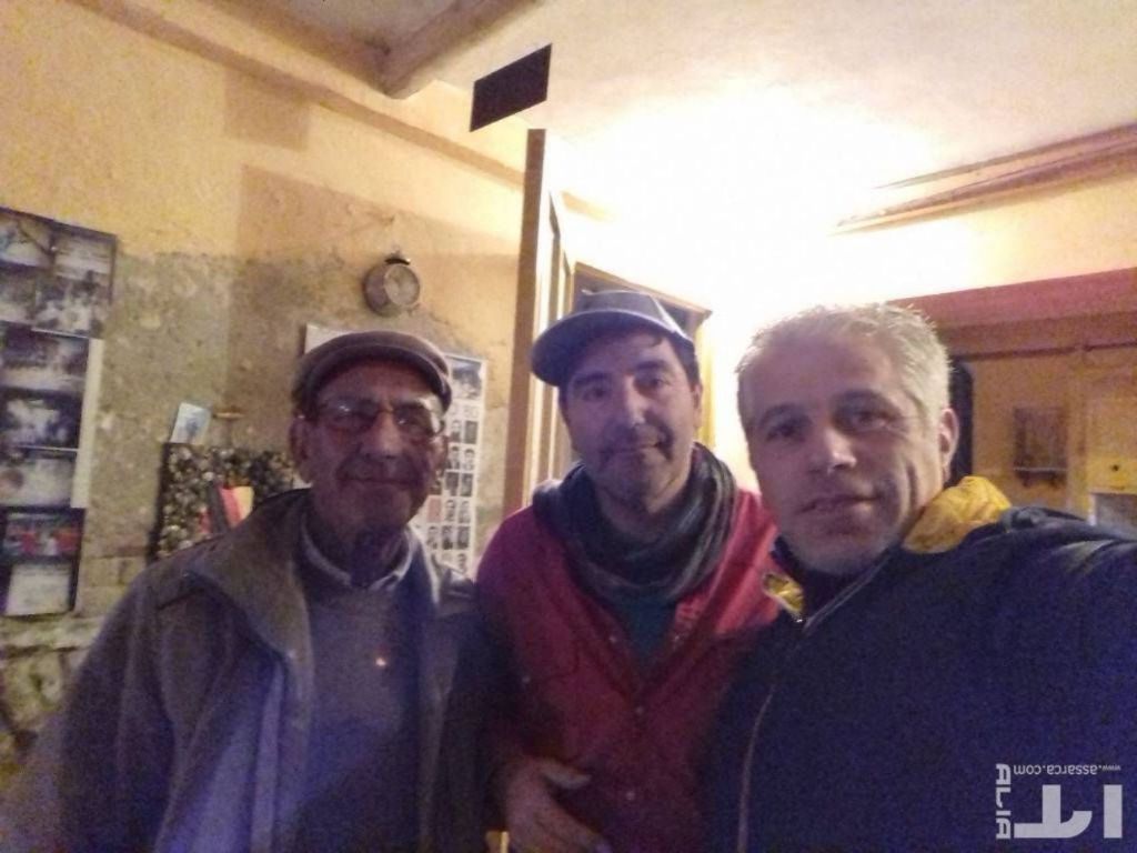 Alia 05,01,2018 con l`amico Pittore Nino Taravella e Pino Todaro.