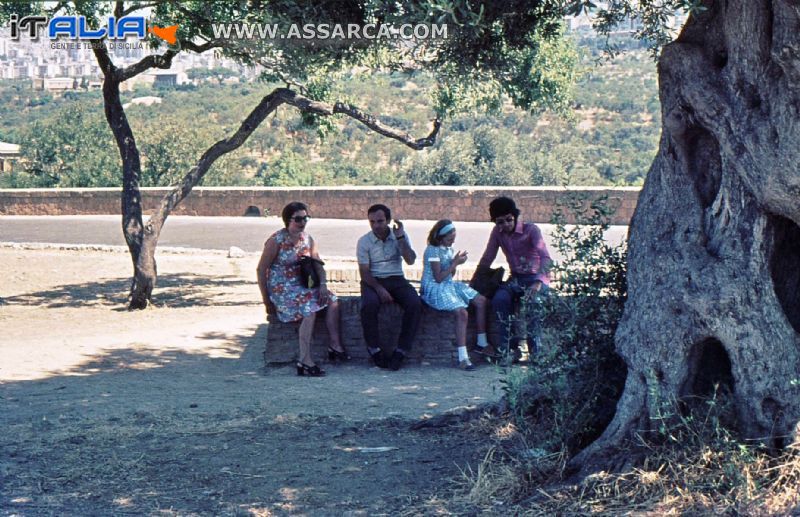 AGRIGENTO 1970. VALLE DEI TEMPLI.