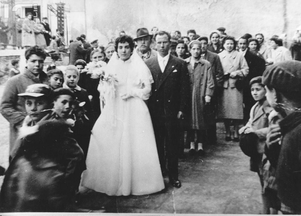 48 - Alia Chiesa Madre 11 Gennaio 1958 - Matrimonio di Pierina Miceli e Antonino Teriaca - Archiphoto Francesco Teriaca