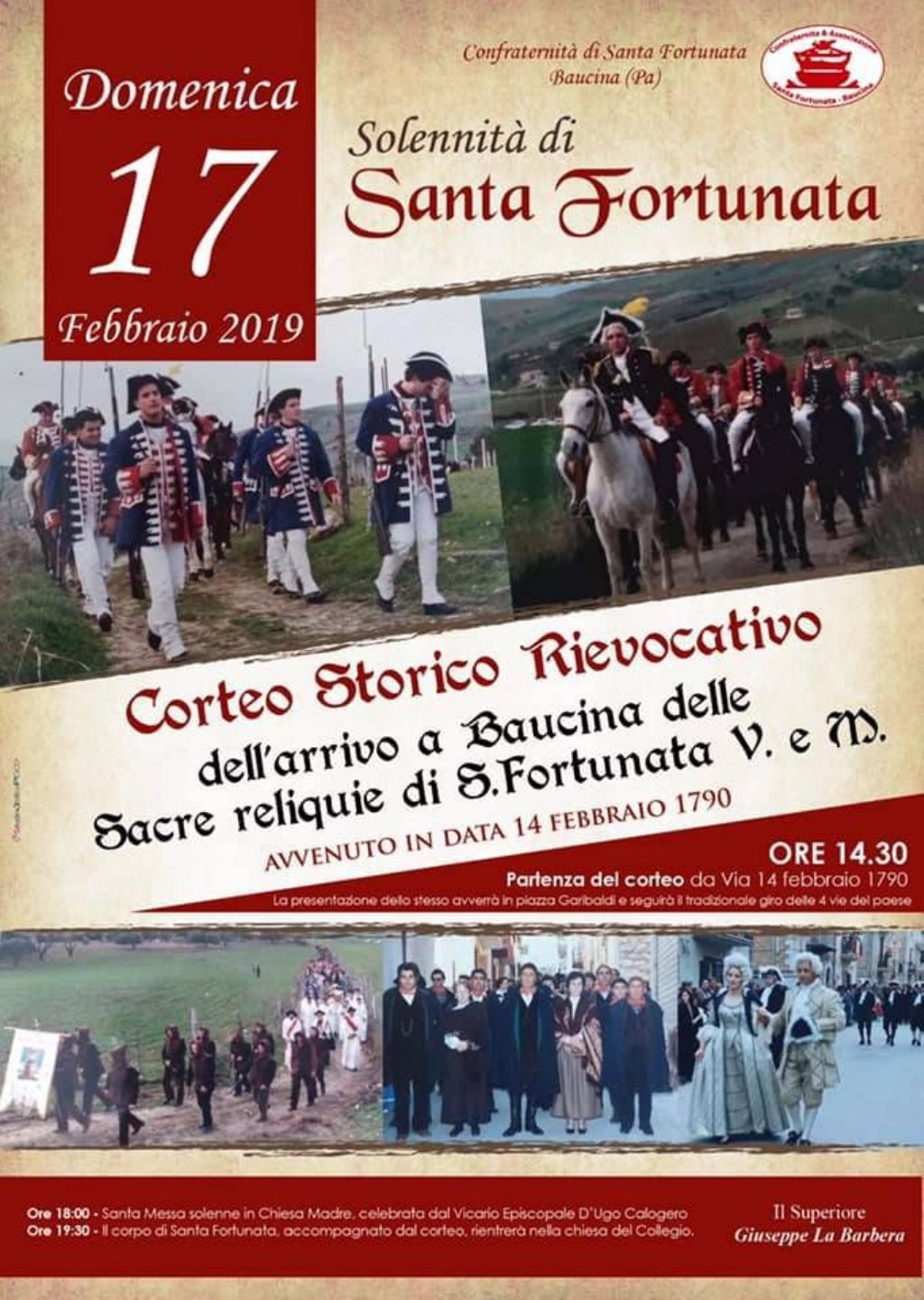 Corteo Storico Rievocativo - Sacre Reliquie di S. Fortunata