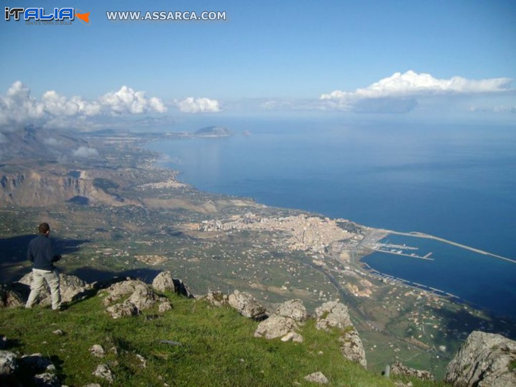 panorama dal monte san calogero