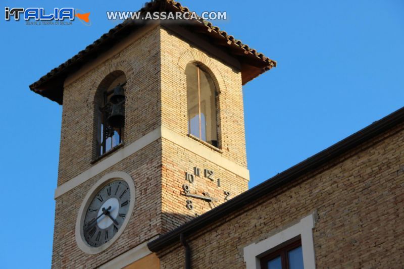 VALLELUNGA PRATAMENO (CL) Torre Civica Piazza "Anime Sante".