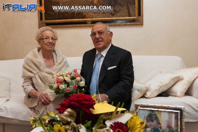 Francesco Cocchiara e Salvatrice Chimento per i 50 anni di matrimonio