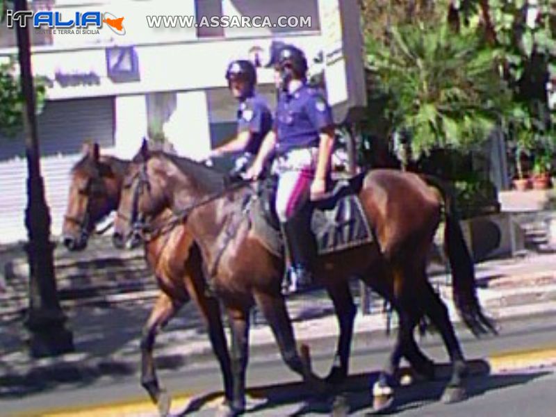 è sempre bello vedere i carabinieri a cavallo