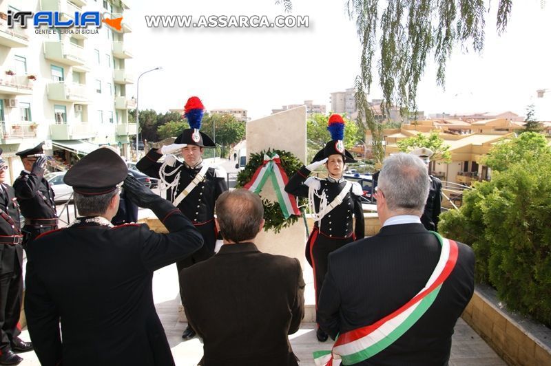 COMMEMORAZIONE DEL 42 ANNIVERSARIO ECCIDIO DEL CARABINIERE SCELTO ORAZIO COSTANTINO