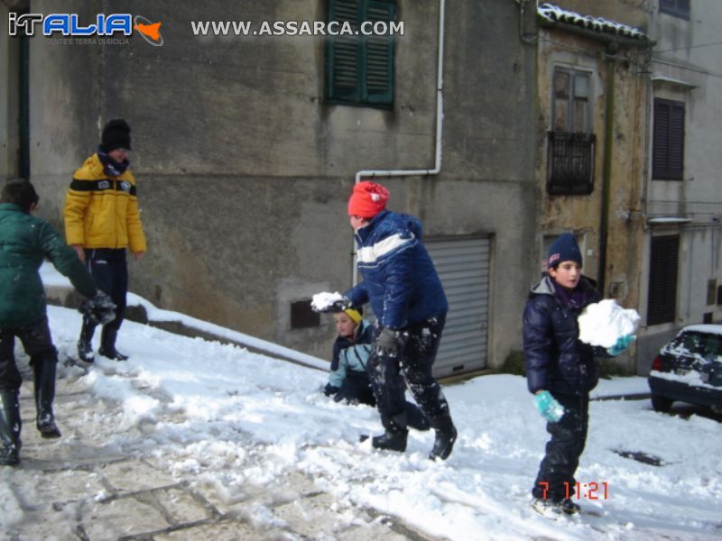 FINALMENTE ? ARRIVATA ANCHE AD ALIA LA NEVE