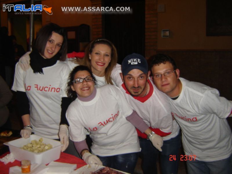 I RAGAZZI DELL`ASSOCIAZIONE "LA FUCINA" DI ALIA