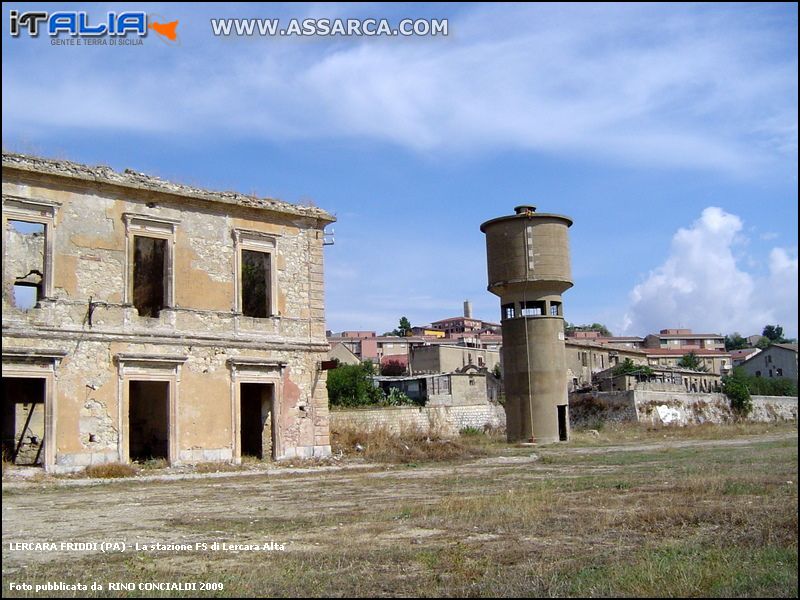 La stazione FS di Lercara Alta