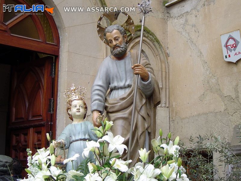 Statua di San Giuseppe della Confraternita Opera Pia