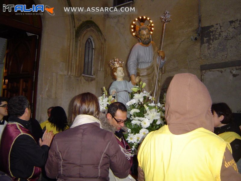 Arrivo della processione