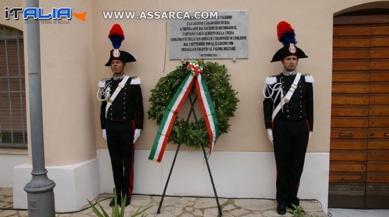 TRENTENNALE DELLECCIDIO DEL GENERALE CARLO ALBERTO DALLA CHIESA