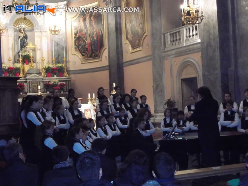 il concerto del coro delle voci bianche del conservatorio di musica Vincenzo Bellini