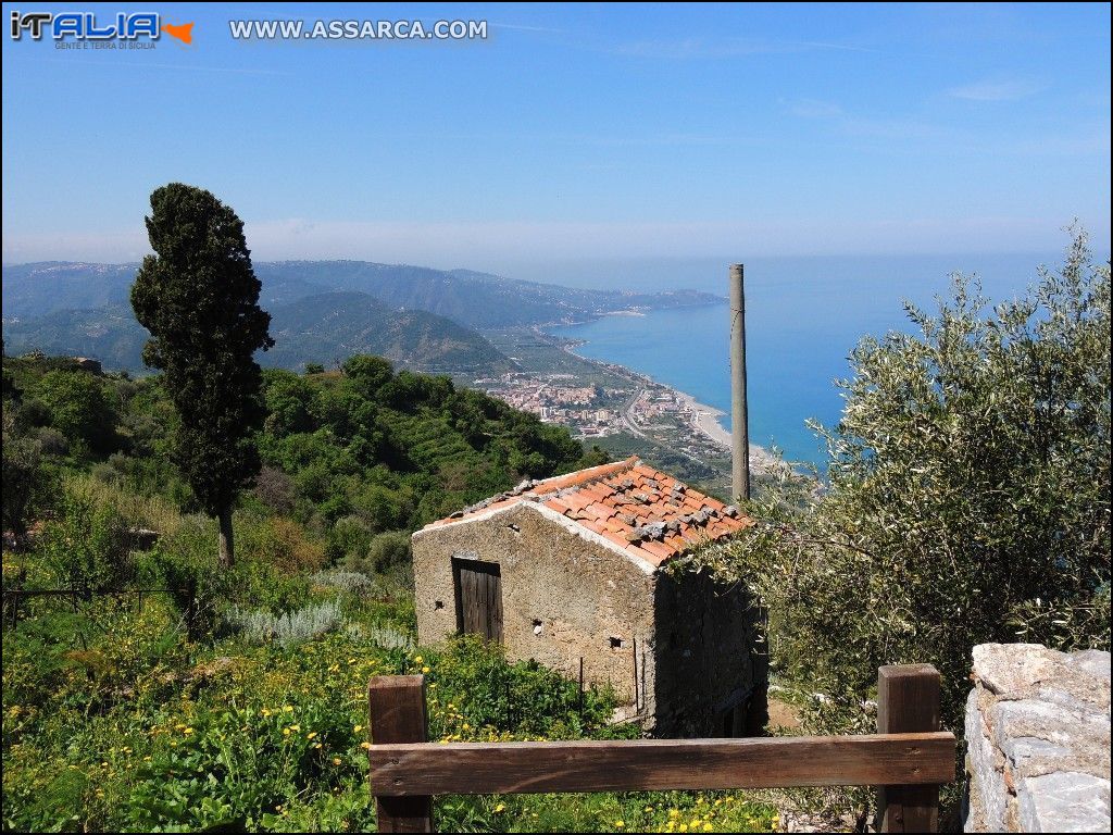 PIRAINO - PANORANA  VISTA DALLA TORRE SARACENA*