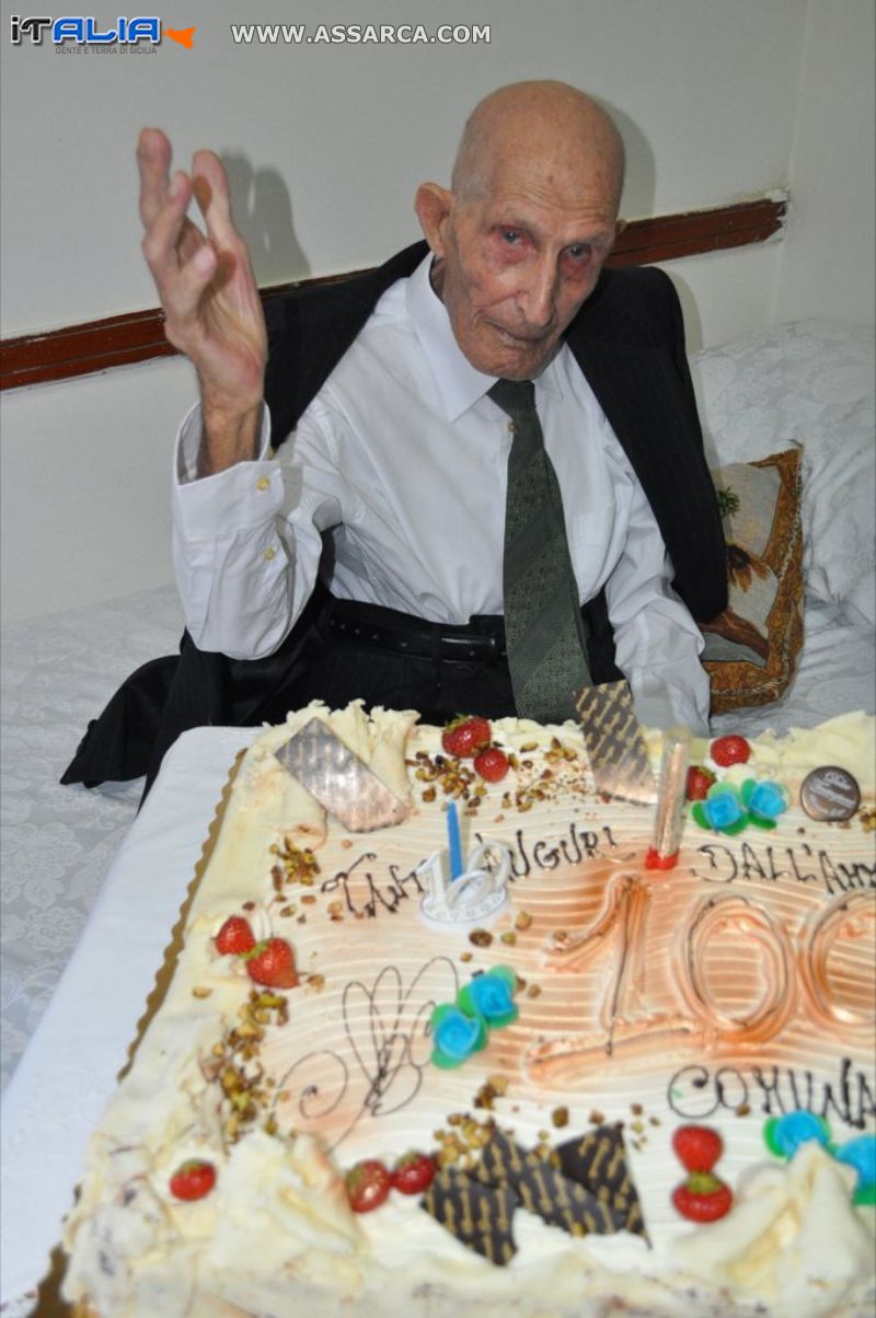 Salvatore Barone compie 100 anni