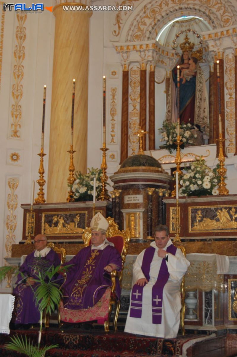 prima visita del nuovo Vescovo di Cefalù alla comunità di Alia
