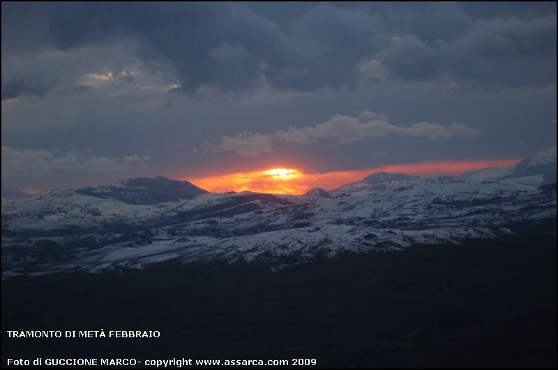 Tramonto di met? febbraio