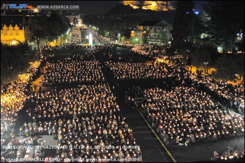 PELLEGRINAGGIO NAZIONALE U.N.I.T.A.L.S.I. 2009 A LOURDES