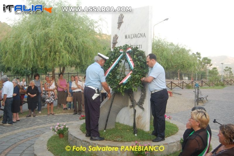 Inaugurazione monumento ai Caduti in Guerra